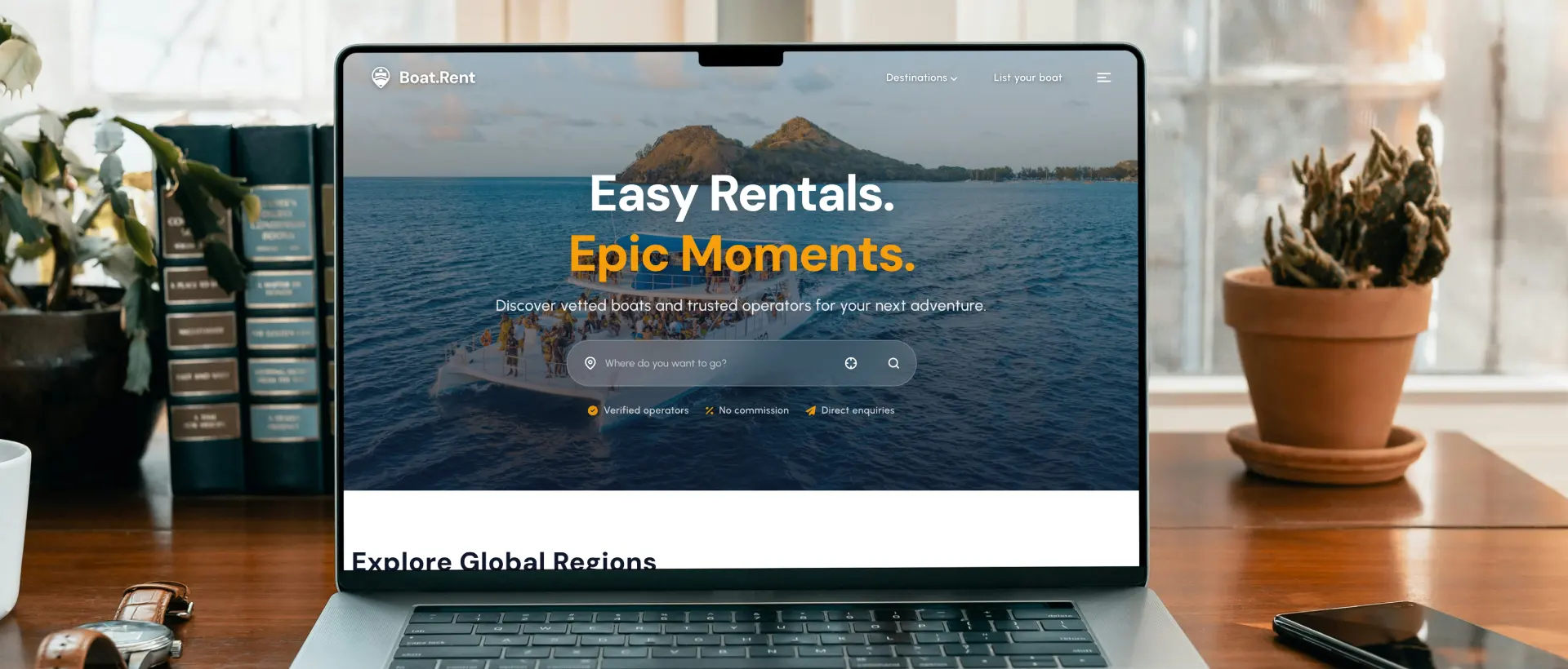 Boat.Rent project mockup