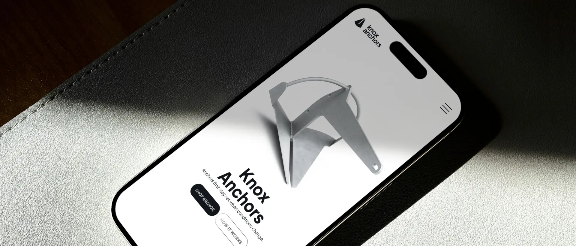 Knox Anchors project mockup